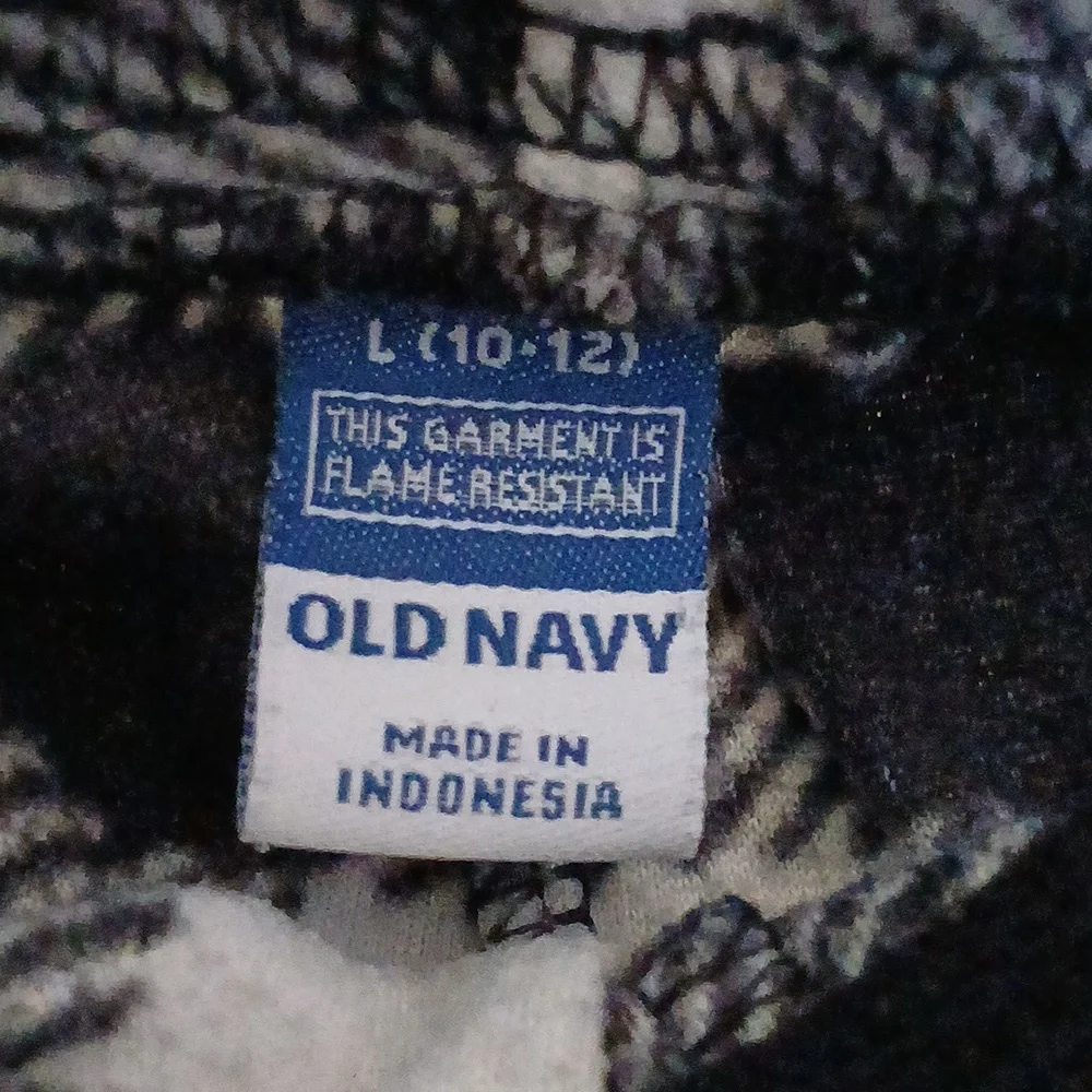 Old Navy Youth Checker PJ Pants Unisex L